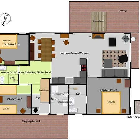 بيت للعطل Gemutliches Ferienhaus Mit Garten Und Blick Auf Schlei *